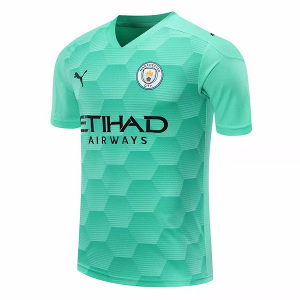 Trikot Manchester City Auswarts Torwart 2020-21 Grün Fussballtrikots Günstig